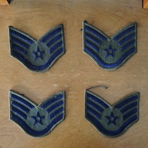 US Air Force Staff Sergeant Lot Of 4