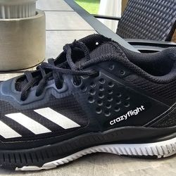 Adidas Women's Crazy Flight Bounce Active wear Shoes.  Color Black.  Size Women's 8