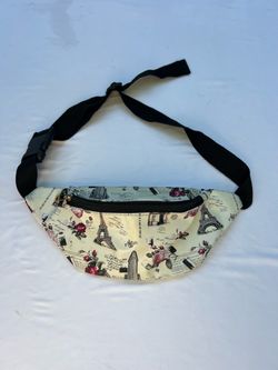 Paris Print Fanny Pack Waist Bag