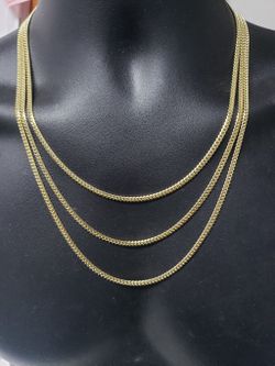 3mm 10k Miami Cuban Link Solid/Full