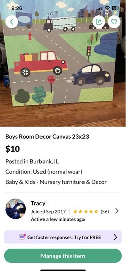 Boys Room decor 23x23