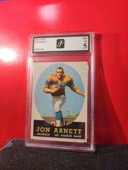 1958 Topps JON ARNETT Rookie card #20 Vintage EJE 5 EX