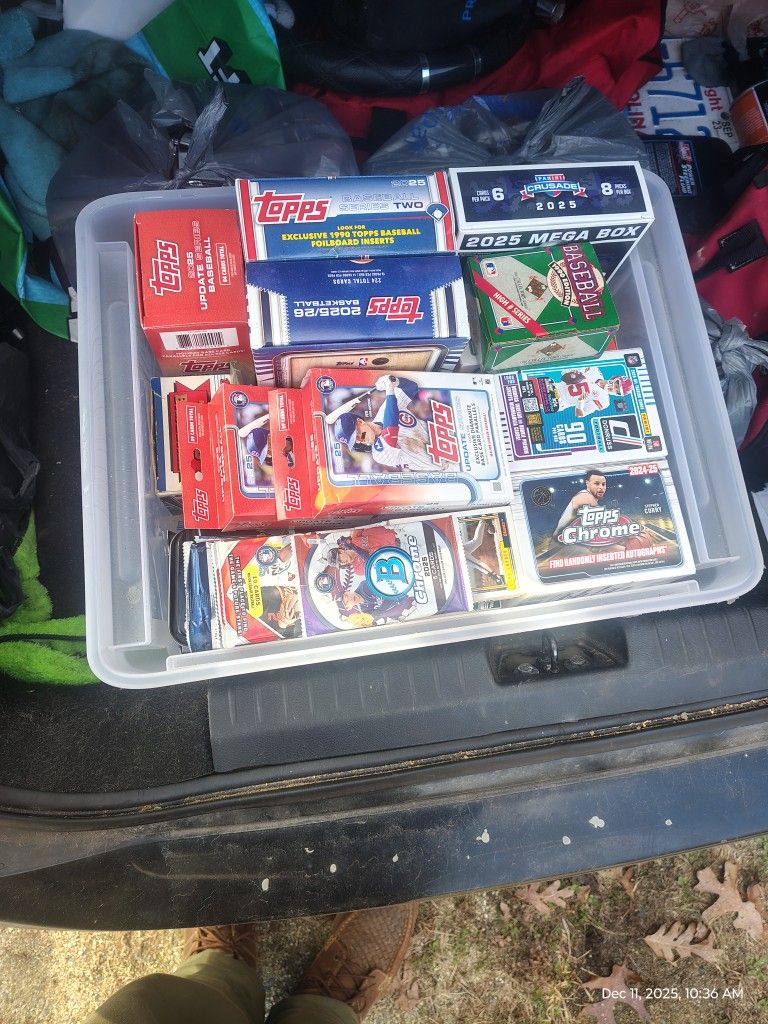 Baseball, Basketball, Football Sports Cards New And Old