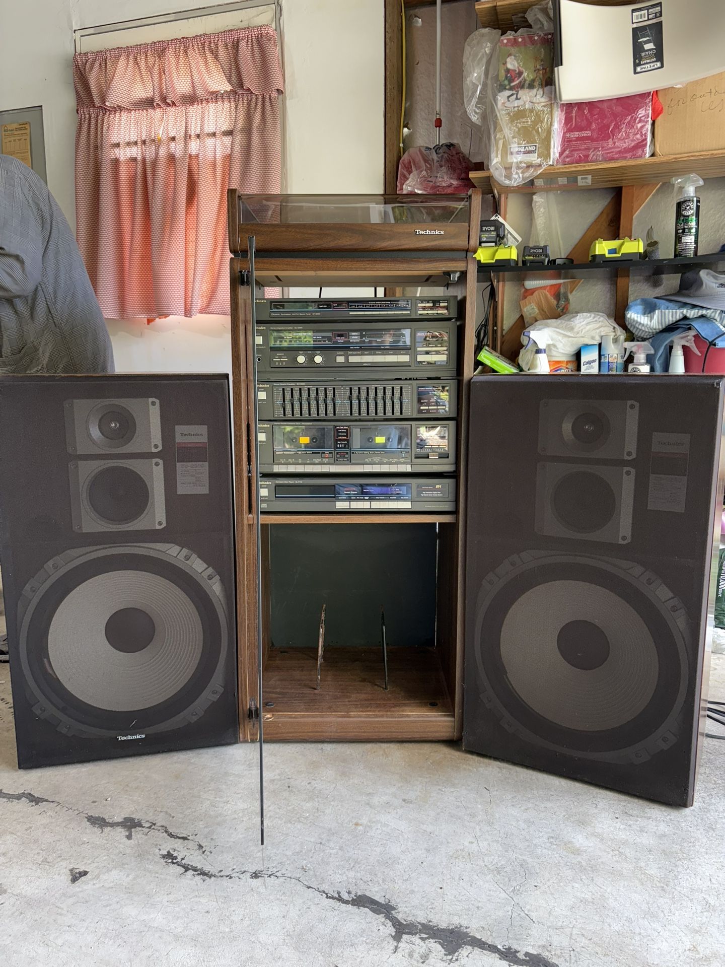 Vintage 1970s-1980s Technics Rack Stereo System