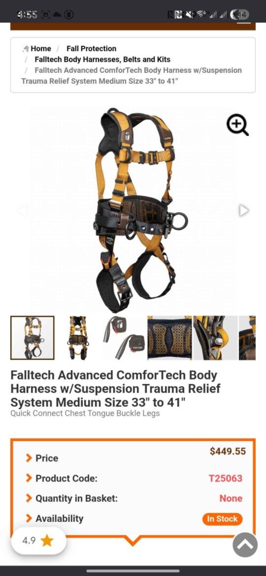 Falltech Harness