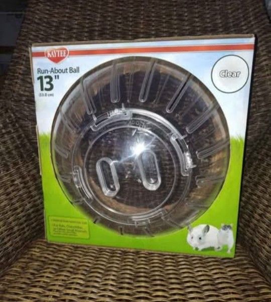 Kaytee Clear Mega Run-About 13" excersise ball for small animals