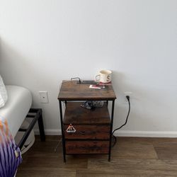 2 Small Bedside Desk 