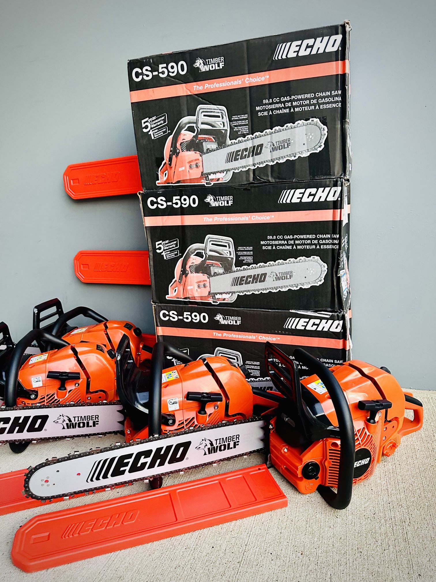 Brand new Echo 20 in. 59.8cc Gas 2-Stroke Cycle Chainsaw