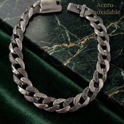 Bracelet,  Acero Inoxidable, Hombre Joyería Jewelry 