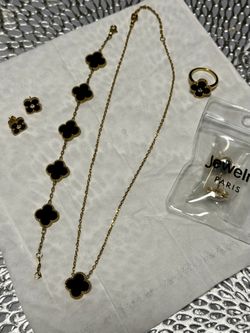 Stainless Steel 18K Gold Plated Set