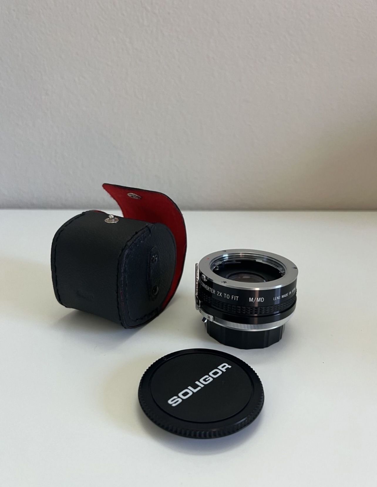 SOLIGOR AUTO 2x FILM CAMERA TELECONVERTER