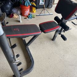 Bench Press And Bag Stand