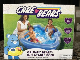 NEW CARE BEARS GRUMPY INFLATABLE POOL