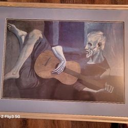 The Old Guitarist By Pablo Picasso 