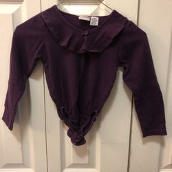 Girls Purple Bodysuit - Size 6X