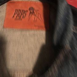 PRPS Men’s Large Distressed Denim Jacket E.U.C