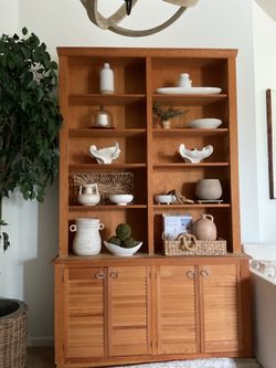 Large Wood Cabinet