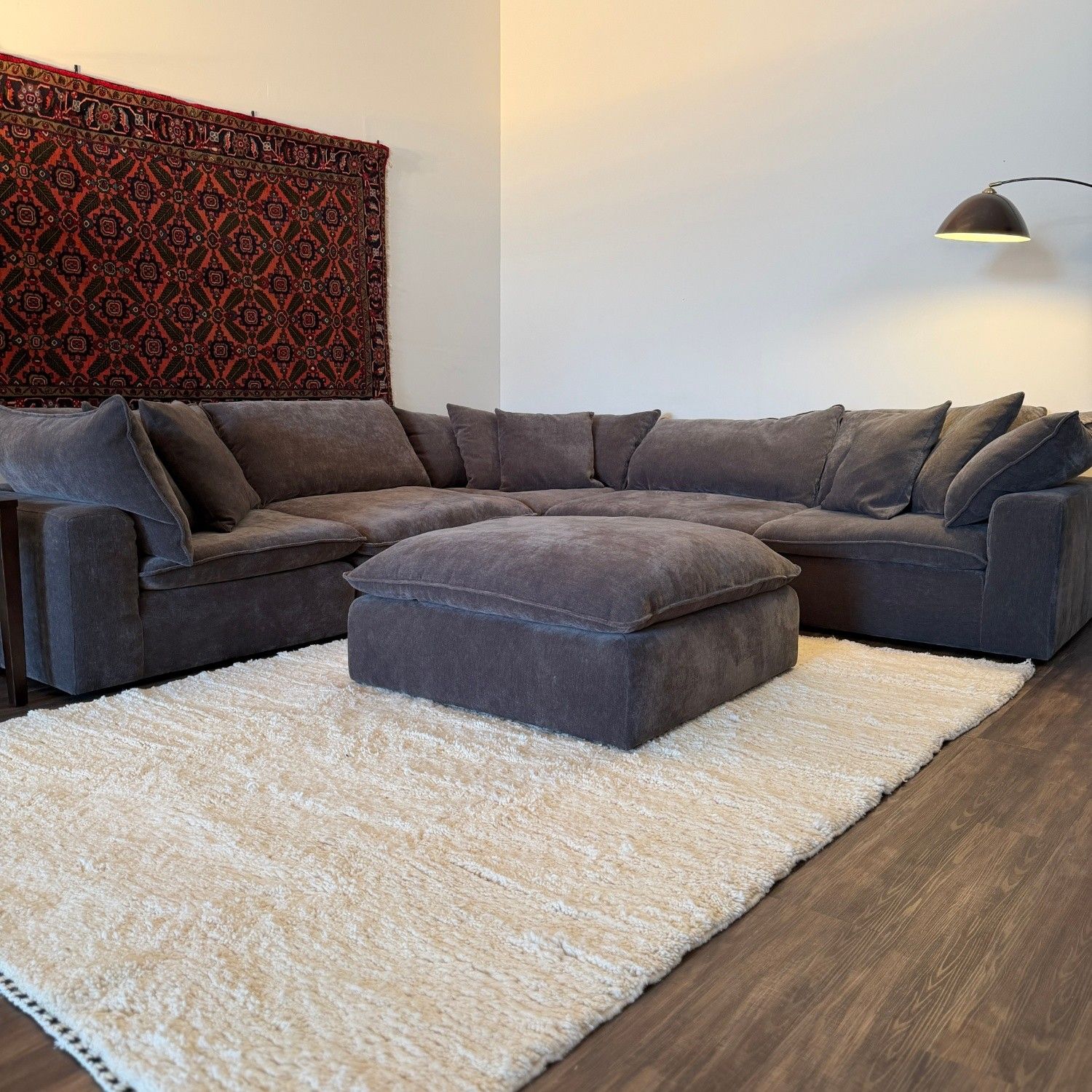 Costco Sereen Cloud Sectional Dark Gray - Delivery Available