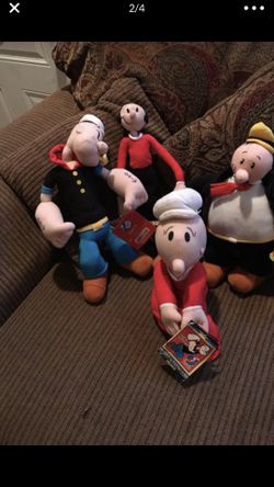 Popeyes the sailor man and friends