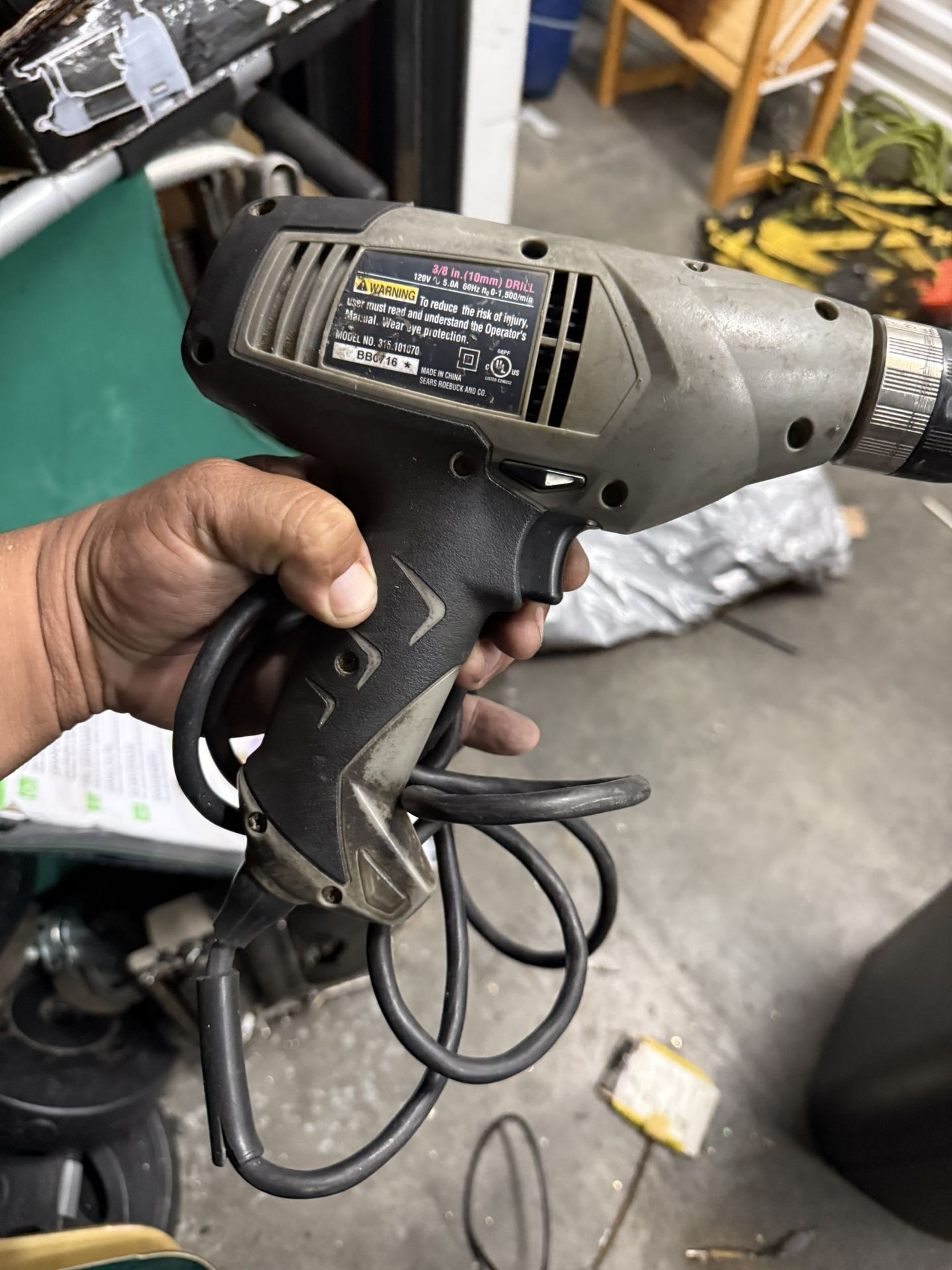 3/8 “ 10mm Electric Drill