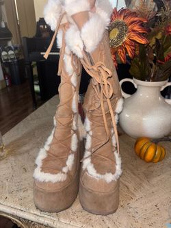 Demonia fury brown boots
