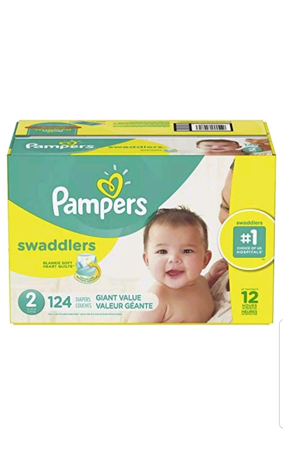 Pampers Swaddlers #2 ( 124 Units ) Big Sale 4 Box x124 Units only 100 $