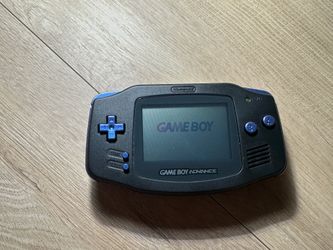 Nintendo Game Boy Advance – Custom Black & Purple Shell – Tested & Working