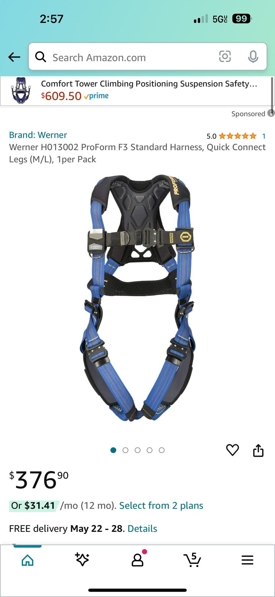Selling This Brand new Full Body Harness 