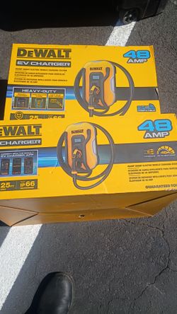 Dewalt 48 Amp  smart electric  vehicle charger.