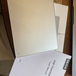 USB Touchpad Trackpad, Jelly Comb Ultra Slim Portable Aluminum USB Wired Touchpad with Multi-Touch Navigation for Windows 7/10 PC Laptop Notebook Desk