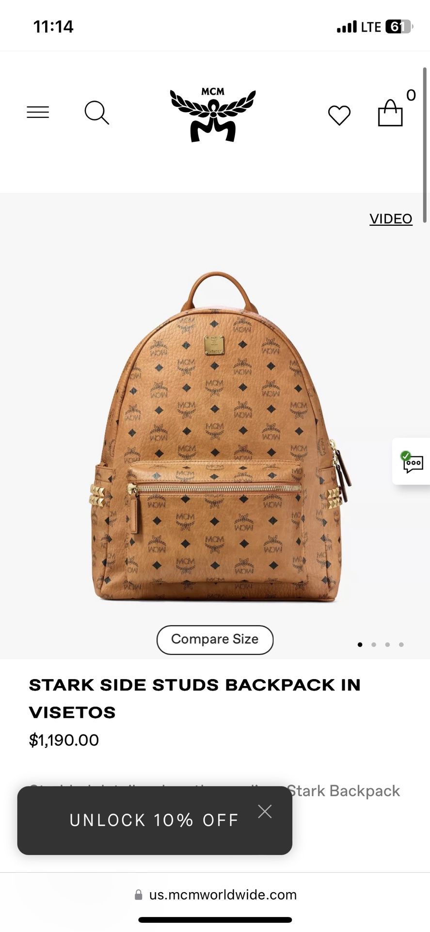 MCM backpack New