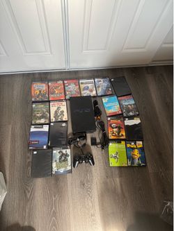 Phat PS2 with 18 games