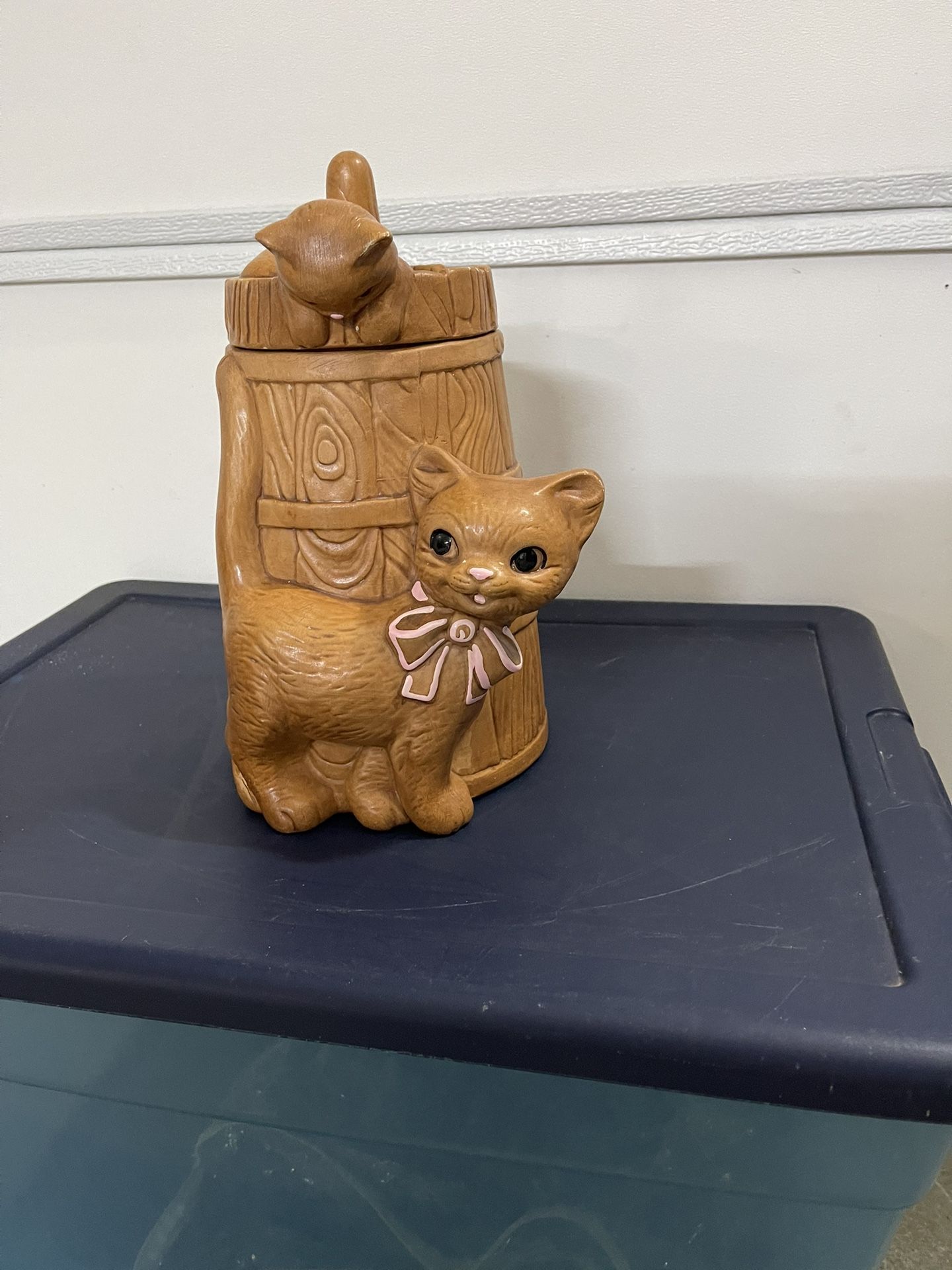 Antique Kitty Cookie Jar