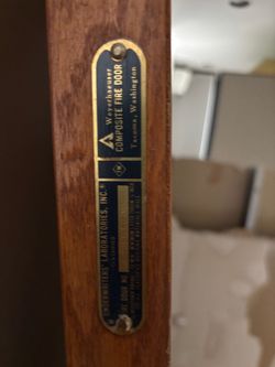 Weyerhaeuser Composite Fire Door Wood