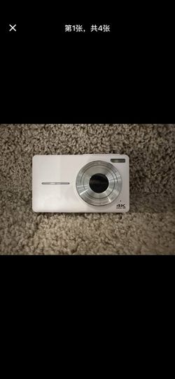 🔥Brand New 4K Digital Camera, 2 Batteries, 32GB Card (White)