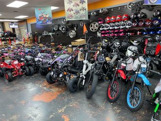 ATV, dirt bike, go kart