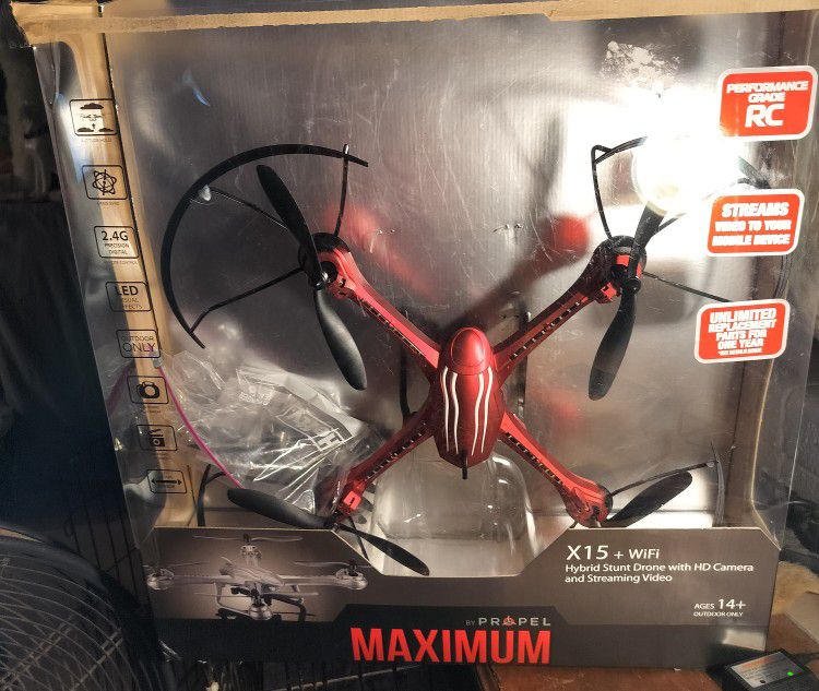 X15 + WiFi  Propel Maximum Drone 