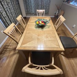 Dining Room Table And 6 Chairs