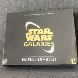 Star Wars Galaxies An Empire Divided Collectors Edition PC 2003 NEW SEALED RARE