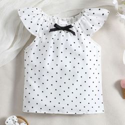Polka Dot Shirt Blouse