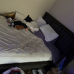 Bed And Dresser Set W/ Mattress 