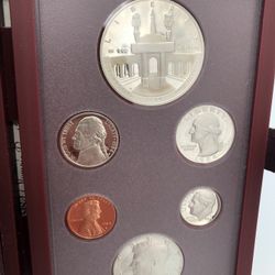 1984 Olympics - Prestige Proof Set w/ Silver Dollar