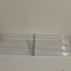 2 pc clear 4 tier nail polish holder