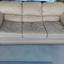 Leather Couch 