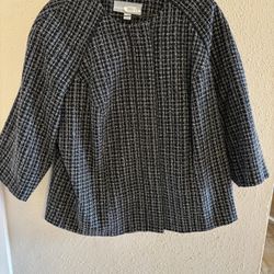 Eileen Fisher Black and White Jacket