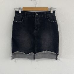 Forever21 Black denim skirt.  BIN A