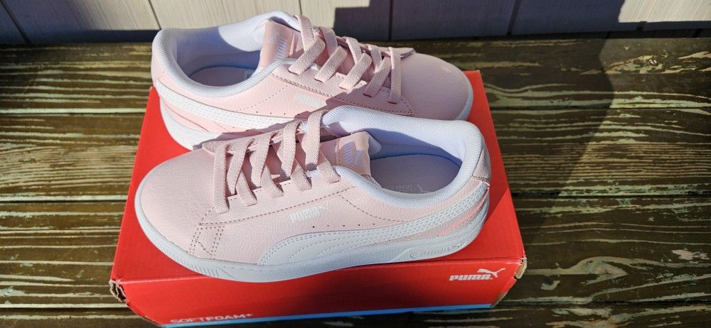 Puma Chalk Pink-Puma White Kids Sneakers