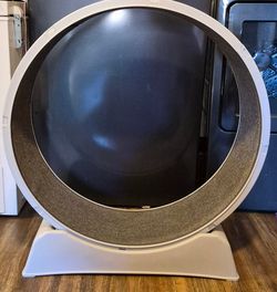 Cat Exercise Wheel with Carpet Running Surface