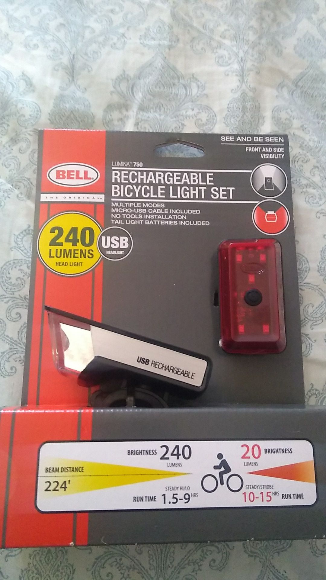 Never-Used Bicycle Light Set