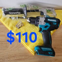 $110 New 2-speed Makita Hammer Drill 18-Volt (Tool-Only) model XPH14Z